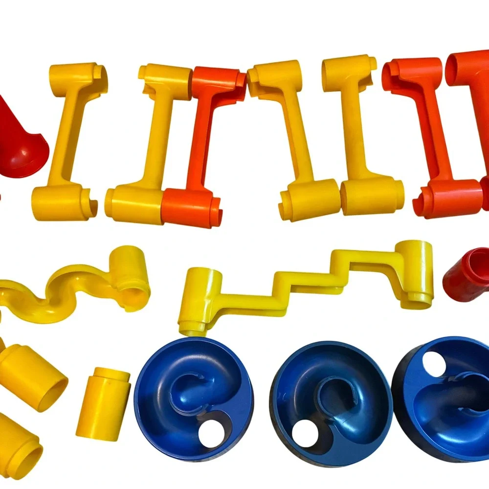 Vintage Marble Run Replacement Parts Lot Made in England 22pc